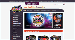 Desktop Screenshot of cosmicfireworks.com